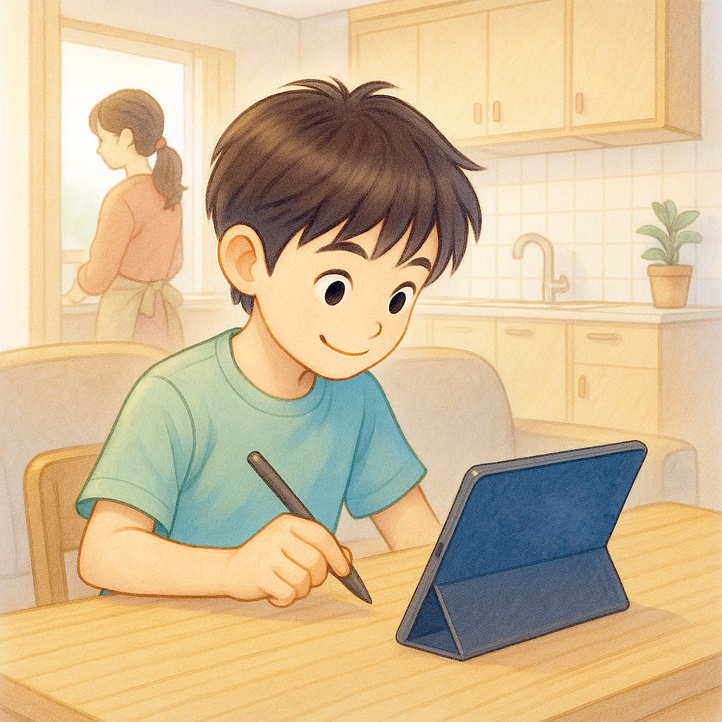小学5年生の受講風景