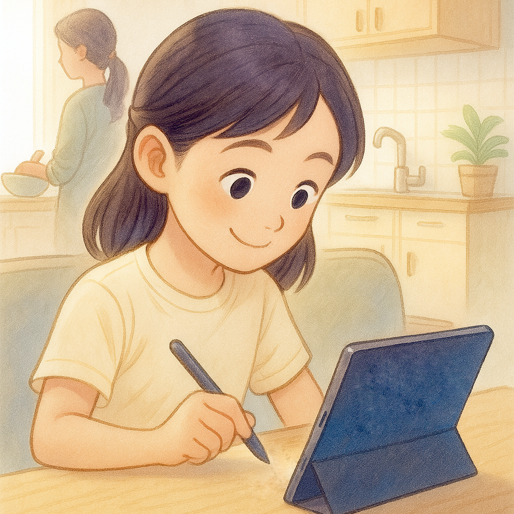 小学4年生の受講風景